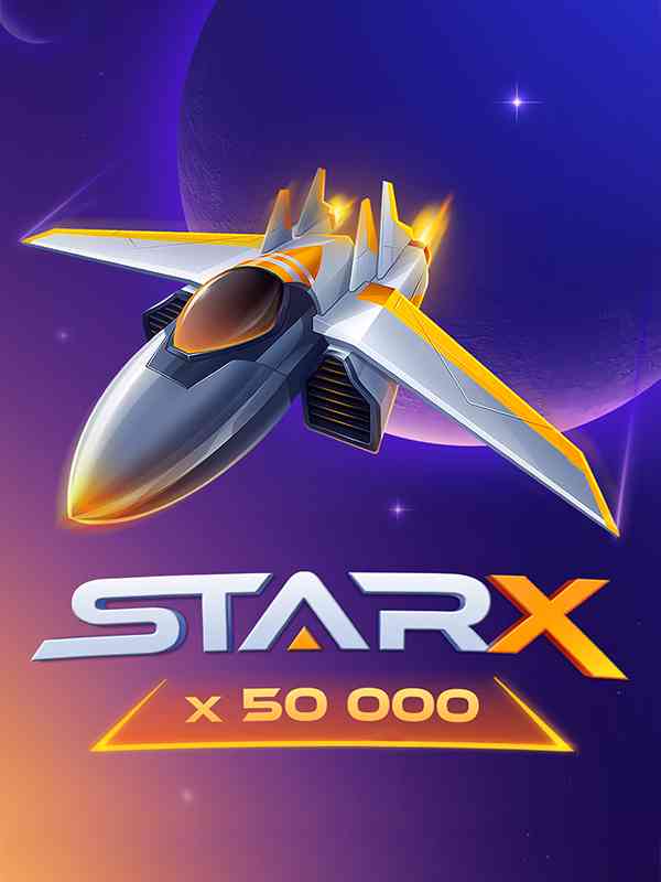 Logo of StarX from 100HP Gaming at Trickz Casino